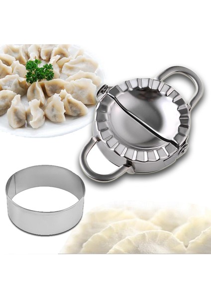 Paslanmaz Çelik Mantı Yapıcı Manuel Ravioli Kalıbı Dayanıklı Pres Hamur Kesici Bıçak Mutfak Hamur Pasta Aracı (Yurt Dışından) fiyatları