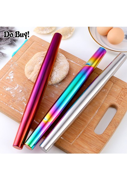 Pembe Tarzı Paslanmaz Çelik Hamur Yuvarlama Çubuğu Pasta Rulosu Rulo Hamur Rulosu Fırın Pişirme Hamur Çırpma Pastane Dekorasyon (Yurt Dışından) indirimleri