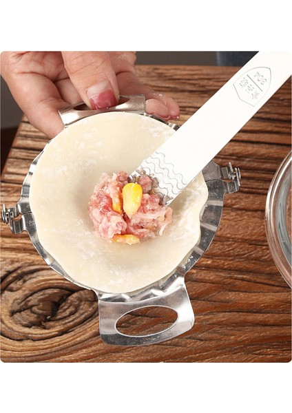 Doldurma Kaşığı Tarzı Paslanmaz Çelik Mantı Kalıpları Hamur Daire Makinesi Basın Mantı Pie Ravioli Kalıp Mutfak Pişirme Araçları Aksesuarları (Yurt Dışından) modelleri