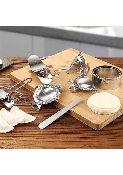 Doldurma Kaşığı Tarzı Paslanmaz Çelik Mantı Kalıpları Hamur Daire Makinesi Basın Mantı Pie Ravioli Kalıp Mutfak Pişirme Araçları Aksesuarları (Yurt Dışından) fırsatları