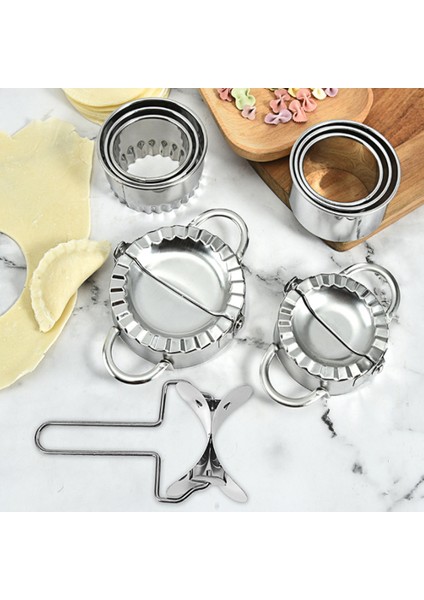8 Adet Tarzı Dumpling Maker Hamur Presi Pie Ravioli Presi Kesici Dumpling Wrapper Yapım Kalıbı Aracı (Yurt Dışından) fiyatları