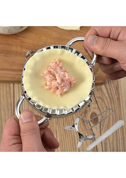 Ben Stil Mutfak Paslanmaz Çelik Mantı Yapımı Kesici Hamur Kesici Pie Ravioli Mantı Kalıbı Dolgulu Et Kaşığı Mutfak Araçları (Yurt Dışından) fırsatları