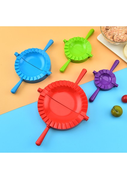 Mor Tarzı Yeni Kendin Yap Mantı Makinesi Plastik Manuel Mantı Kalıbı Makinesi Pie Ravioli Pres ve Kesici Kolay Jiaozi Kalıbı (Yurt Dışından)