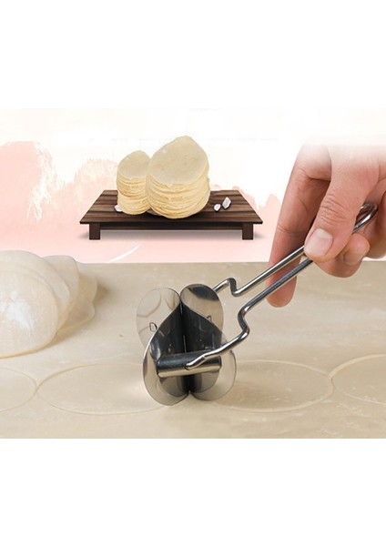9 cm Kesme Bıçağı Hamur Daire Kesici Sıcak Fondan Dıy Mantı Araçları Paslanmaz Çelik Spatula Kurabiye Yuvarlak Rulo (Yurt Dışından) fırsatları