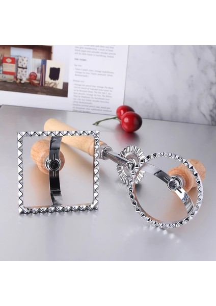 Yuvarlak Kalıp 9.6X5CM Tarzı Hamur Baskı Kalıbı Ravioli Kesici Mantı Dantel Kabartma Cihazı Ravioli Yapım Kalıbı Ravioli Damga Kurabiye Kalıbı Mutfak Fırın Aracı (Yurt Dışından) indirimleri