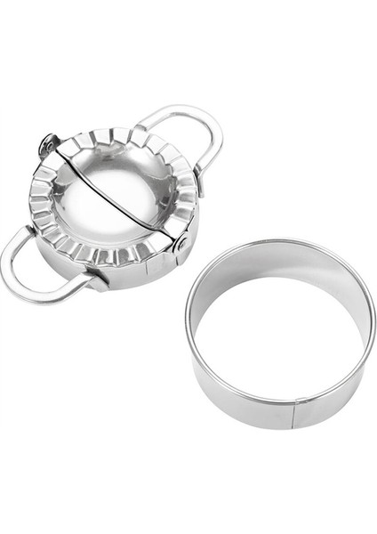 YH023502 Stili Paslanmaz Çelik Mantı Yapıcı Set Hamur Kesici Kalıp Pie Ravioli Kalıbı Dıy Hamur Pişirme Aracı Ev Mutfak Aksesuarları (Yurt Dışından)