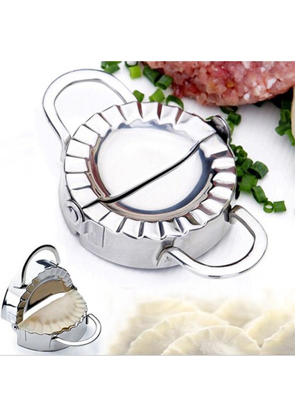 9.5cm Tarzı Kolay Kendin Yap Mantı Kalıbı Mantı Hamuru Kesici Yapma Makinesi Pişirme Hamur Aracı Mutfak Araçları Mantı Jiaozi Yapıcı Cihaz (Yurt Dışından) fırsatları