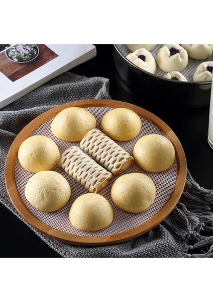 25CM Tarzı Pratik Silikon Buharlı Pişirme Ped Yuvarlak Mantı Matı Fırın Araçları Buharda Pişmiş Ekmekler Hamur Işi Dim Sum File Ev Mutfak (Yurt Dışından) fırsatları