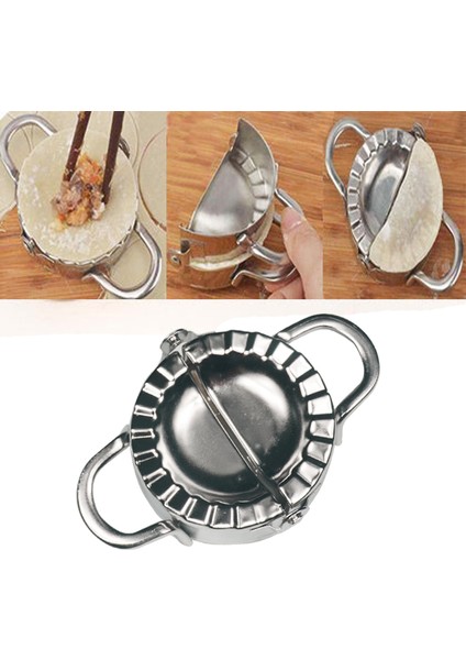 E Stili Gıda Sınıfı Paslanmaz Çelik Mantı Yapım Kalıbı Hamur Kesici Pie Ravioli Mantı Kalıbı Araçları Mutfak Aksesuarları (Yurt Dışından) indirimleri