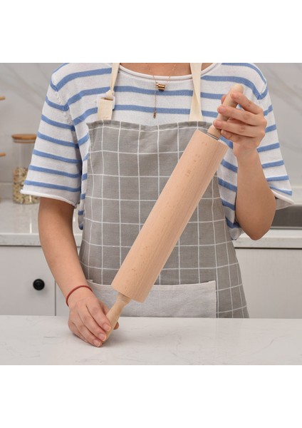 Küçük 29,5 cm 6 cm Stili Tahta Yuvarlama Ağacı Olmayan Balmumu Olmayan Kayın Yuvarlama Çubuğu Mantı Hamuru Yuvarlama Pin Yuvarlama Çubuğu Fırın Aracı - Türkçe E-Ticaret Başlığı (Yurt Dışından) indirimleri