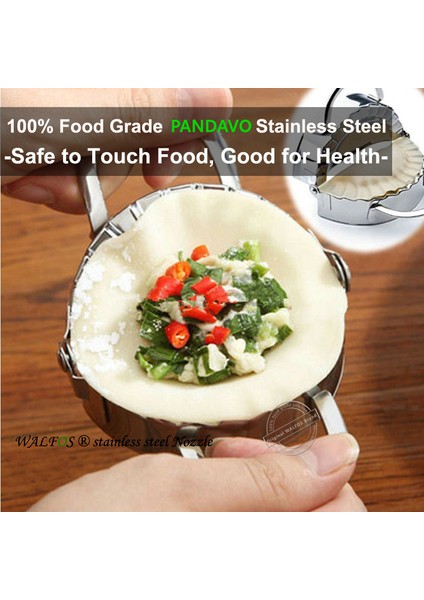 C Stili Gıda Sınıfı Paslanmaz Çelik Mantı Yapım Kalıbı Hamur Kesici Pie Ravioli Mantı Kalıbı Araçları Mutfak Aksesuarları (Yurt Dışından) modelleri