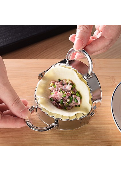 Bir Paket Stili Dumpling Kalıbı Ev Dumpling Kağıdı Kesici Yapma Makinesi Pişirme Hamur Aracı Mutfak Aksesuarı Emek Tasarrufu Jiaozi Aracı (Yurt Dışından) indirimleri