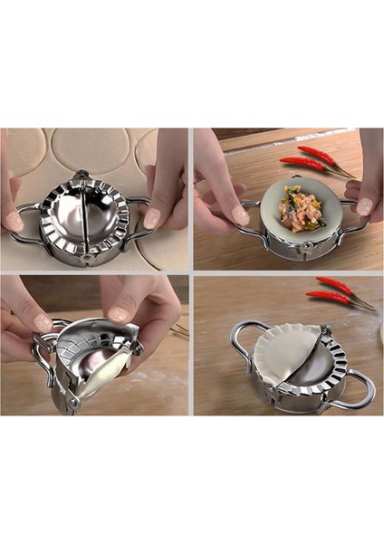 Bir (Küçük) Stil 304 Paslanmaz Çelik Mantı Makinesi, Hamur Kesici, Wonton Pie Kalıbı, Mutfak Aracı Seti, Mantı Yapıcı, Mantı Hamuru Kalıbı (Yurt Dışından) indirimleri