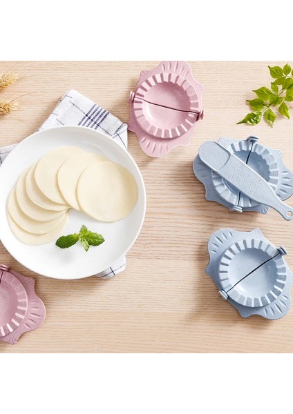 Krem Rengi Stili Dumpling Maker Cihazı ve Karıştırma Kaşığı Plastik Mantı Modeli Hamur Araçları Kendin Yap Yeni Yıl Yiyecek Kalıbı Mutfak Malzemeleri (Yurt Dışından) modelleri