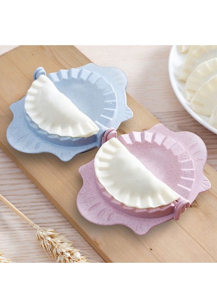 Krem Rengi Stili Dumpling Maker Cihazı ve Karıştırma Kaşığı Plastik Mantı Modeli Hamur Araçları Kendin Yap Yeni Yıl Yiyecek Kalıbı Mutfak Malzemeleri (Yurt Dışından) indirimleri
