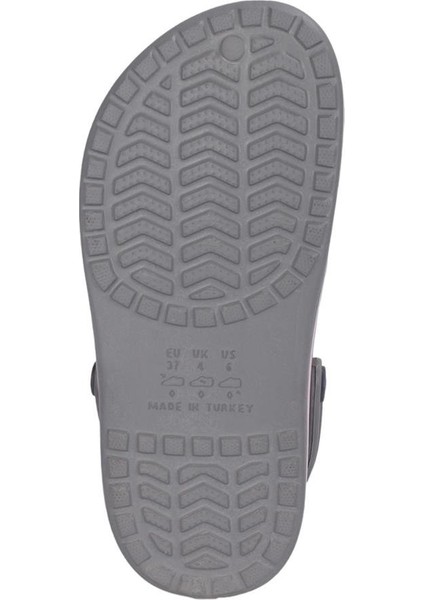 Unisex Confort Medikal Hemşire Sabo Terlik Gri- Pudra indirimleri
