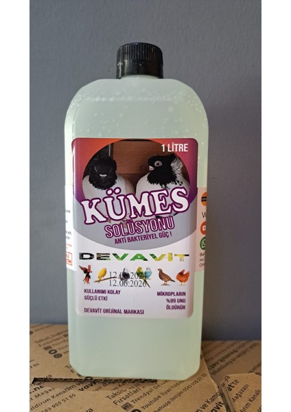 Güvercin Tavuk Kümes Solüsyonu 1 Lt