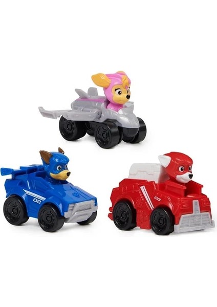 Pup Squad 3'lü Mini Figür Araçlı Seti