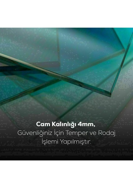 Altın Göç Hayatın Kanatları Cam Tablo Hediyelik Büyük Tablo Ev Ofis Dekoru