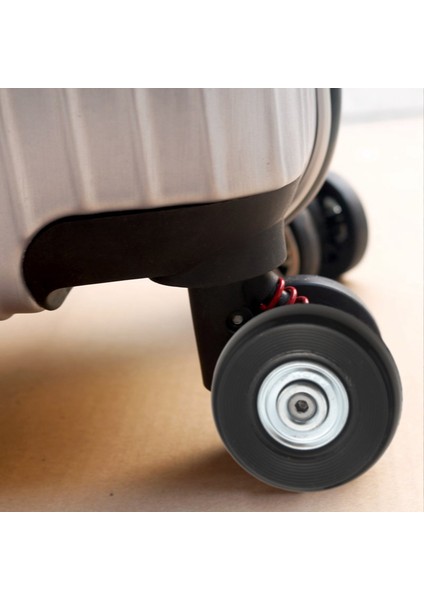 2 Takım 45X19MM Bagaj Bavul / Sıralı Açık Paten Yedek Tekerlekler Siyah (Yurt Dışından) fiyatları