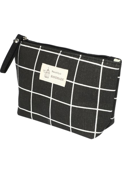 Kadın Seyahat Kozmetik Çantası Makyaj Çantaları Çanta Kadın Fermuar Çanta Küçük Makyaj Güzellik Organizatör Kılıfı Siyah (Yurt Dışından) fiyatları