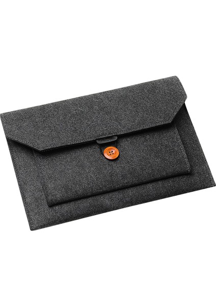 Air Pro Retina 13 Dizüstü Tablet Koyu Gri Için Yumuşak Iş Çantası Kılıfı (Yurt Dışından)