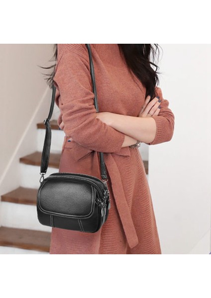 Kadın Messenger Çanta Deri Yuvarlak Şekil Moda Bayan Omuz Çantaları (Yurt Dışından) fiyatları
