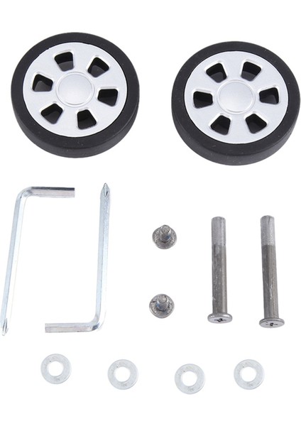 55X13MM 2 Set Bagaj Tekerleği Bavul Yedek Tekerlekler, Bagaj Pu Döner Sarhoş Tekerlek Rulmanları Tamir Kitia (Yurt Dışından) fiyatları