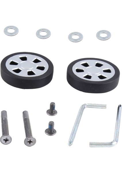 55X13MM 2 Set Bagaj Tekerleği Bavul Yedek Tekerlekler, Bagaj Pu Döner Sarhoş Tekerlek Rulmanları Tamir Kitia (Yurt Dışından) fırsatları