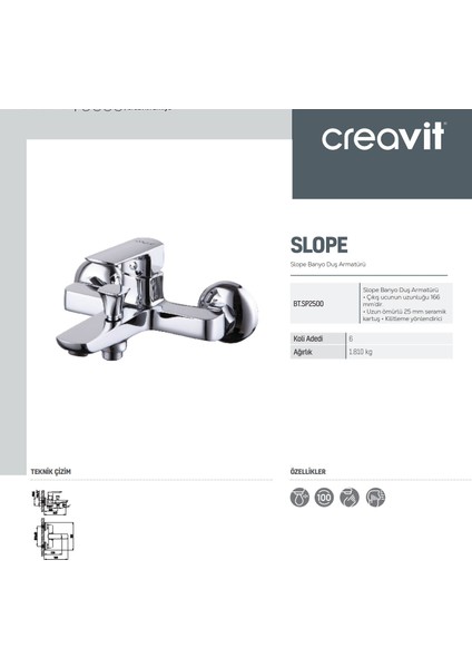 Slope Banyo Bataryası fiyatları