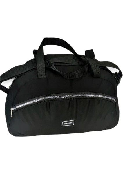 Spor Çantası Orta Boy Seyahat Fitness ve Spor Çantası Siyah 45 cm fiyatları