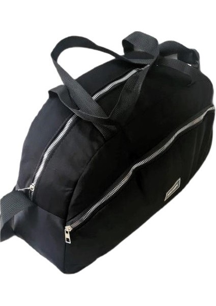 Spor Çantası Orta Boy Seyahat Fitness ve Spor Çantası Siyah 45 cm indirimleri
