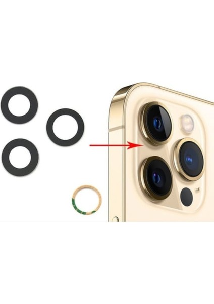 iPhone 12 Pro Uyumlu Kamera Lens Camı