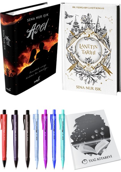 Asel - Lanetin Tarihi - 2li Set + Kalem + Not Defteri