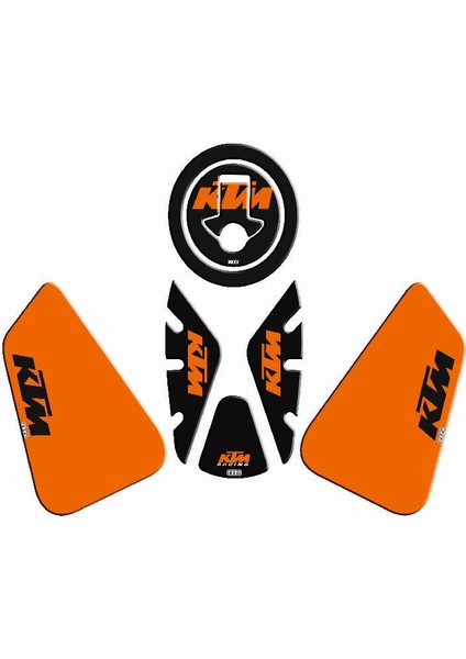 Ktm Uyumlu Tank Pad Set 004