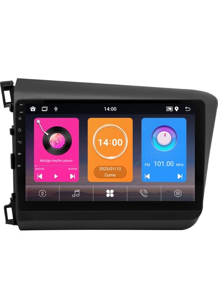 Honda Civic Fb7 (2012-2016) Android 14 Multimedya Carplay 10 Inch 8 GB Ram / 128 GB Hafıza CRV-4147XAA
