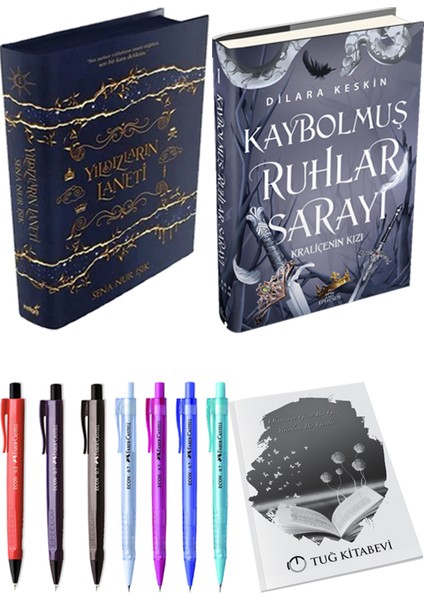 Yıldızların Laneti 1 - Kaybolmuş Ruhlar Sarayı 1 + Kalem + Not Defteri