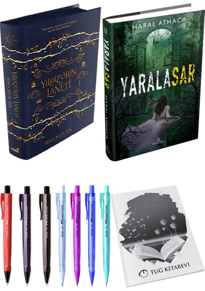 Yıldızların Laneti 1 - Yaralasar 2 + Kalem + Not Defteri