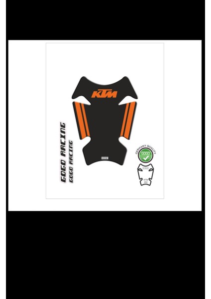 KTM Ktm Uyumlu Tank Pad 002