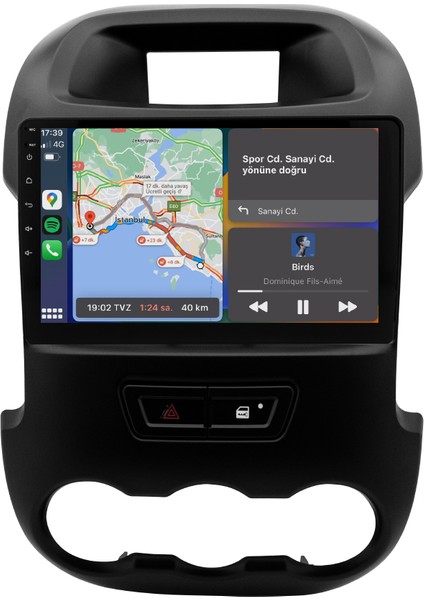 Ford Ranger (2012-2015) Android 14 Multimedya İşletim - 8 GB Ram - 128 GB Hafıza - 10 Inch - CarplayCRV-4120XAA