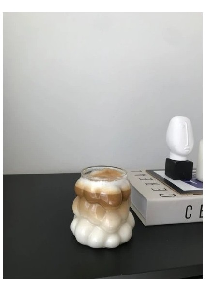 Kokteyl Bardağı Isıya Dayanıklı Borosilikat Cam Boncuk Bardak - Boncuklu Üzümlü Kahve ve Sunum Bard modelleri