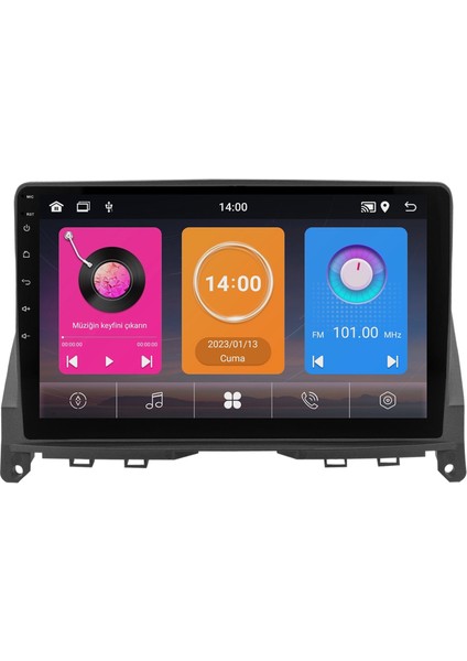Mercedes C Serisi W204 (2005-2011) Android 14 Carplay 10 Inch 8 GB Ram / 128 GB Hafıza CRV-4352XAA