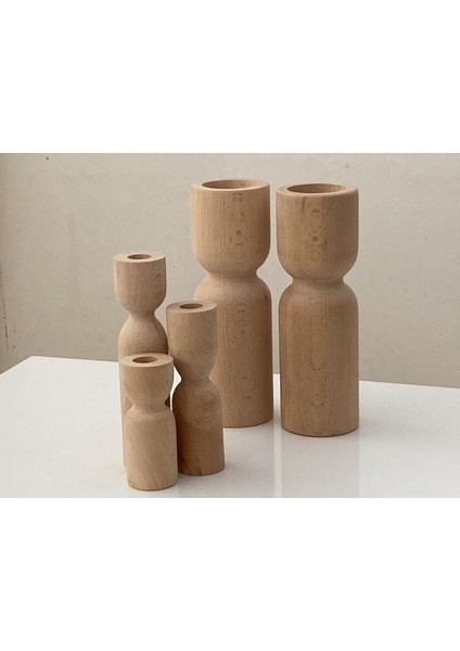 3'lü Şamdan Set, Mumluk