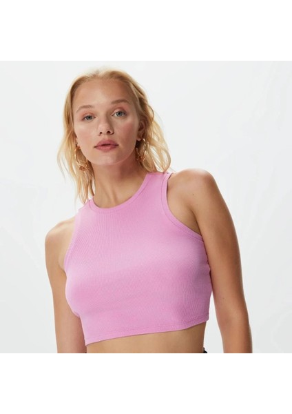 Only 15282771 Fıtıllı Kumas 0 Yaka Kolsuz Crop Body