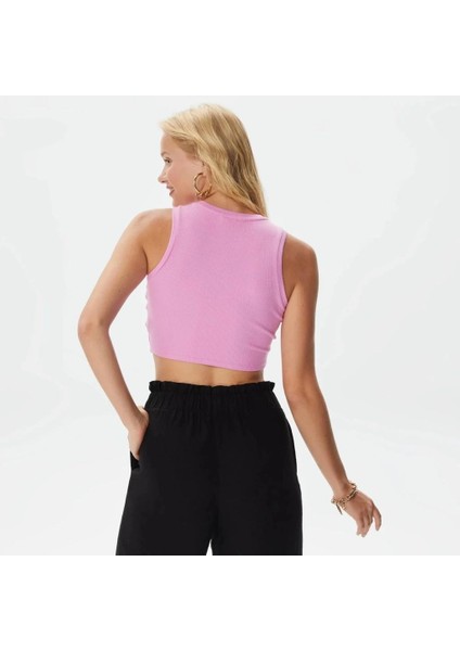 Only 15282771 Fıtıllı Kumas 0 Yaka Kolsuz Crop Body