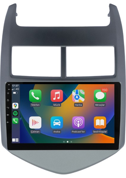 Chevrolet Aveo (2012-2013) Android 14 Multimedya Carplay 10 Inch 8 GB Ram / 128 GB Hafıza CRV-4054XAA
