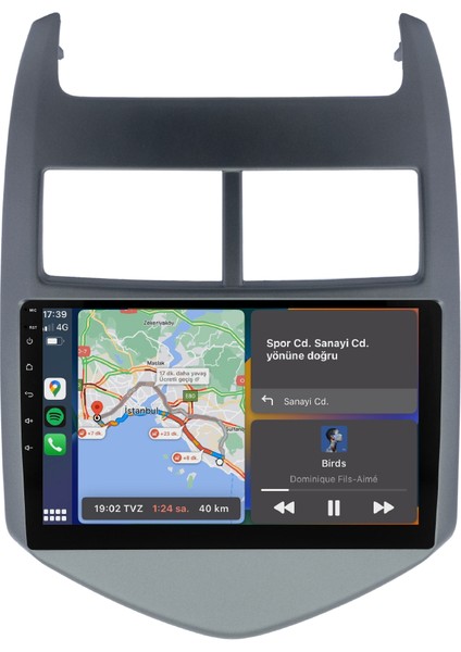 Chevrolet Aveo (2012-2013) Android 14 Multimedya Carplay 10 Inch 8 GB Ram / 128 GB Hafıza CRV-4054XAA
