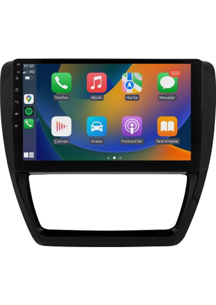 Volkswagen Jetta (2010-2018) Android 14 Multimedya Carplay 10 Inch 8 GB Ram / 128 GB Hafıza CRV-4650XAA