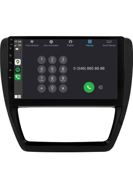 Volkswagen Jetta (2010-2018) Android 14 Multimedya Carplay 10 Inch 8 GB Ram / 128 GB Hafıza CRV-4650XAA