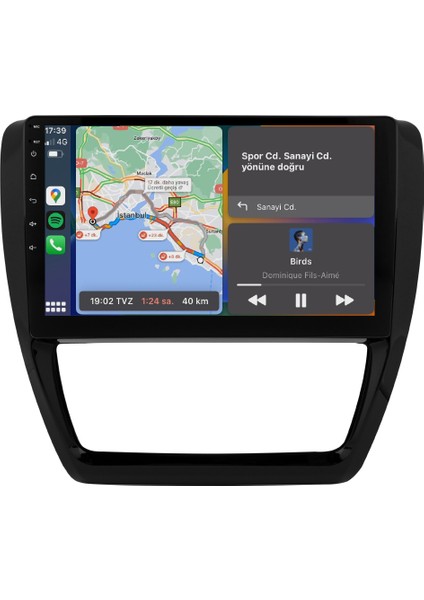 Volkswagen Jetta (2010-2018) Android 14 Multimedya Carplay 10 Inch 8 GB Ram / 128 GB Hafıza CRV-4650XAA